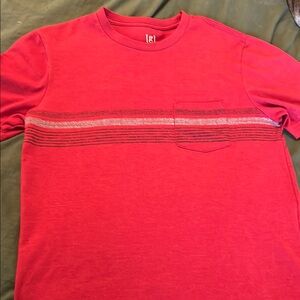 Men's Red T-Shirt with Pocket